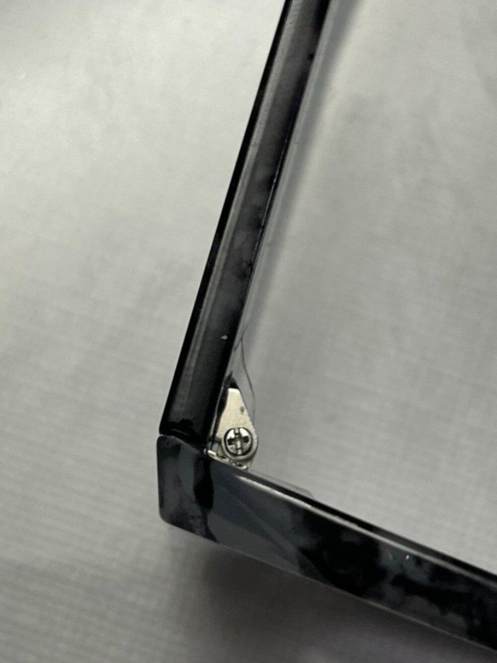 AIRE Ascendant Rectangular Sunglasses Marbled Black Gray Smoke Lens - Picture 5 of 12